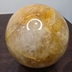 2.2 lbs Golden Healer Crystal Sphere 90mm